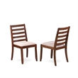 Pemberly Row 7-Piece Dining Set with Rubberwood Table and Acacia Chairs