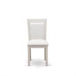 Pemberly Row 6-Piece Asian Wood Dining Set in White/Cream/Cement Finish