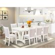 Pemberly Row 9-Piece Rubber Wood Dining Table Set with Chairs
