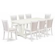 Pemberly Row 9-Piece Rubber Wood Dining Table Set with Chairs