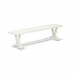 Pemberly Row 6-Piece Rubberwood Dining Set in Linen White Finish