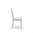 Pemberly Row 6-Piece Acacia Wood Dining Set in Linen White & Cement Finish