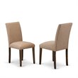 Pemberly Row 7-Piece Wood Dining Table Set in Brown and Light Sable