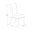 Pemberly Row 7-Piece Wood Dining Set with Linen White Table and Chairs