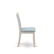 Pemberly Row 5-Piece Mid-Century Dining Set in Linen White and Jacobean