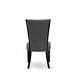 Pemberly Row 7-Piece Wood Dining Set in Cement and Dark Gray
