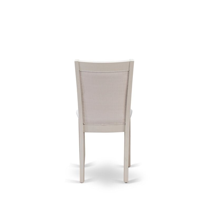 Pemberly Row 7-Piece Wooden Dining Set in Cream and Linen White Finish