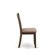 Pemberly Row 6-Piece Dining Set in Jacobean Finish with Coffee Accents