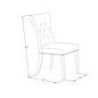 Pemberly Row 7-Piece Dining Table Set with Fabric Chairs in Multi-Color