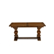 Pemberly Row 9-Pc Dining Table Set Antique Walnut Finish Rubberwood