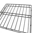 Pemberly Row Metal King Bed Frame with Powder-Coated Headboard in Black