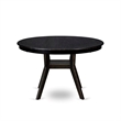 Pemberly Row 5-Piece Dining Room Set with Acacia Wood in Black Finish