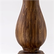 Pemberly Row 7-Piece Dining Table Set in Walnut Finish and Faux Leather