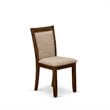 Pemberly Row 5-Piece Dining Room Set Acacia Wood Walnut/Tan Finish