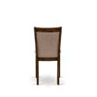 Pemberly Row 7-Piece Wooden Dining Set in Antique Walnut Finish