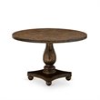 Pemberly Row 7-Piece Wood Dining Set in Distressed Jacobean/Black