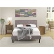Pemberly Row 2-Piece Wood Queen Bedroom Set in Jacobean/Taupe Brown