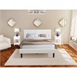 Pemberly Row 3-Piece Queen Bedroom Set with USB Ports and Wood in White