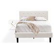 Pemberly Row 2-Piece Engineered Wood Full Bedroom Set in White Finish
