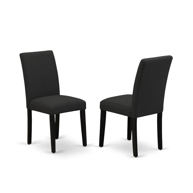 Pemberly Row 6-Piece Extendable Dining Set with Acacia Wood in Black