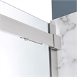 Pemberly Row Satin Nickel Alcove Shower Kit measuring 32