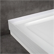 Pemberly Row Satin Nickel Alcove Shower Kit measuring 32