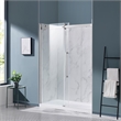 Pemberly Row Satin Nickel Alcove Shower Kit measuring 32