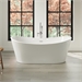 White Tub - Satin Nickel HDW