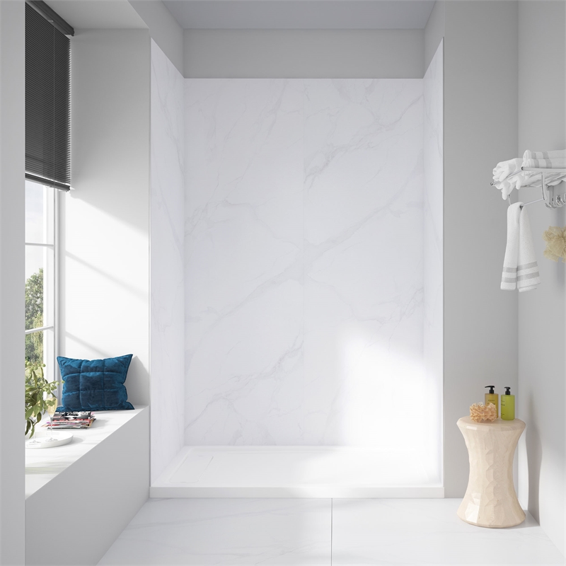 Pemberly Row Four-Panel Alcove Shower Walls 60