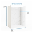 Pemberly Row Four-Panel Alcove Shower Walls 60