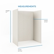Pemberly Row Alcove Shower Walls 60