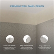 Pemberly Row Four-Panel Alcove Shower Walls 60