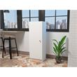 Pemberly Row 4-Tier Storage Pantry Cabinet 47.4in High in White
