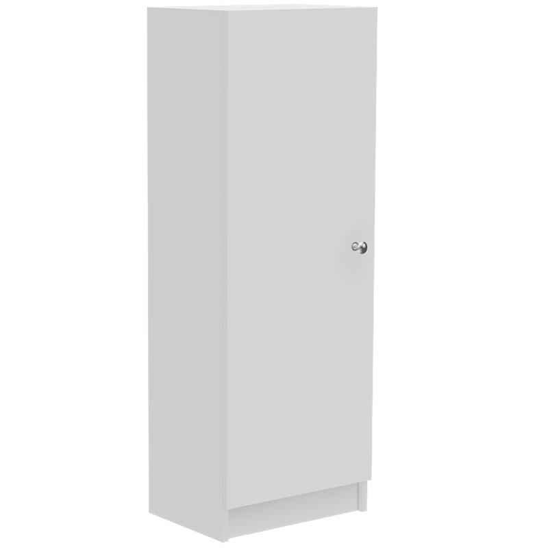 Pemberly Row 4-Tier Storage Pantry Cabinet 47.4in High in White