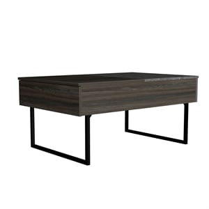 Pemberly Row Lift Top Coffee Table 39.3in Wide in Multi-Color