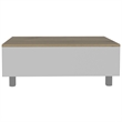 Pemberly Row Lift Top Storage Coffee Table 31.5in Wide in White