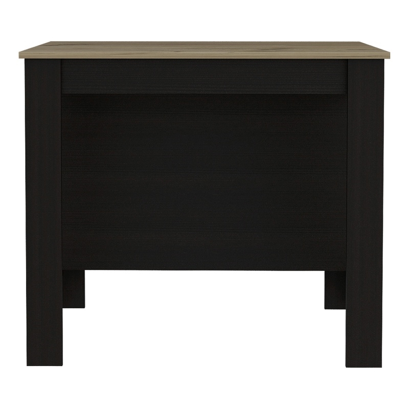Pemberly Row Two-Tone Kitchen Island with Seating in Multi-Color