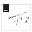 Pemberly Row 100N Soft Close Cabinet Gas Spring Lid Support in Silver