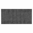 Pemberly Row Two Door Wall Cabinet 39.3in Wide in White and Smoky Oak