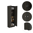 Pemberly Row 5 Shelf Multistorage Cabinet 70.8in High in Multi-Color