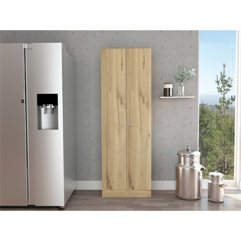 Pemberly Row 5 Shelf Multistorage Cabinet 70.8in High in Multi-Color