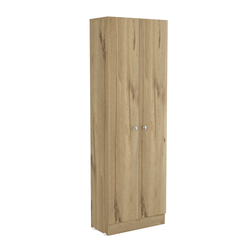 Pemberly Row 5 Shelf Multistorage Cabinet 70.8in High in Multi-Color