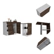 Pemberly Row Kitchen Base Cabinet 45.8in Wide in Multi-Color
