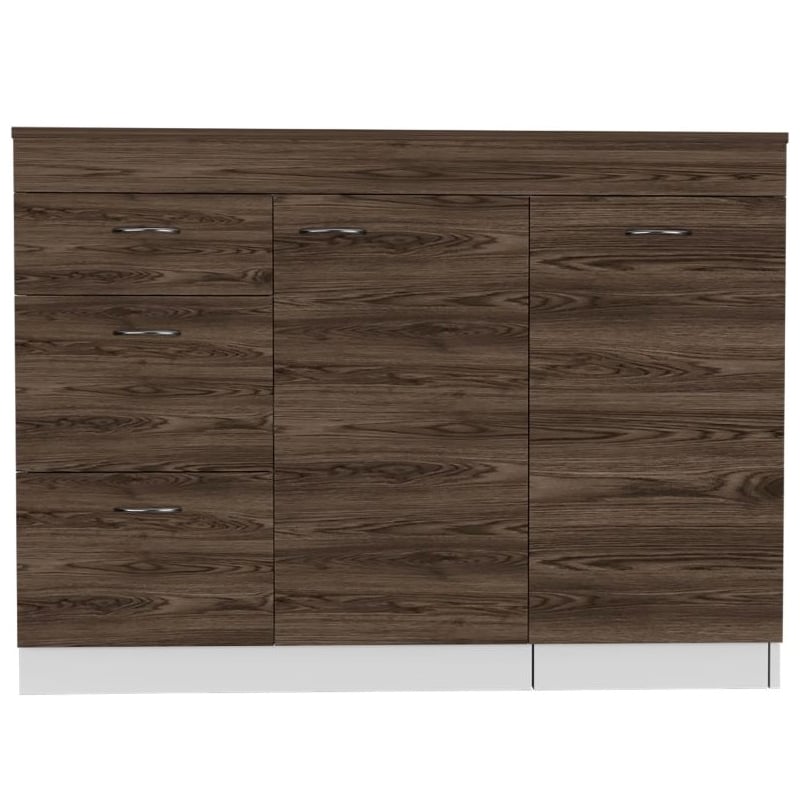Pemberly Row Kitchen Base Cabinet 45.8in Wide in Multi-Color