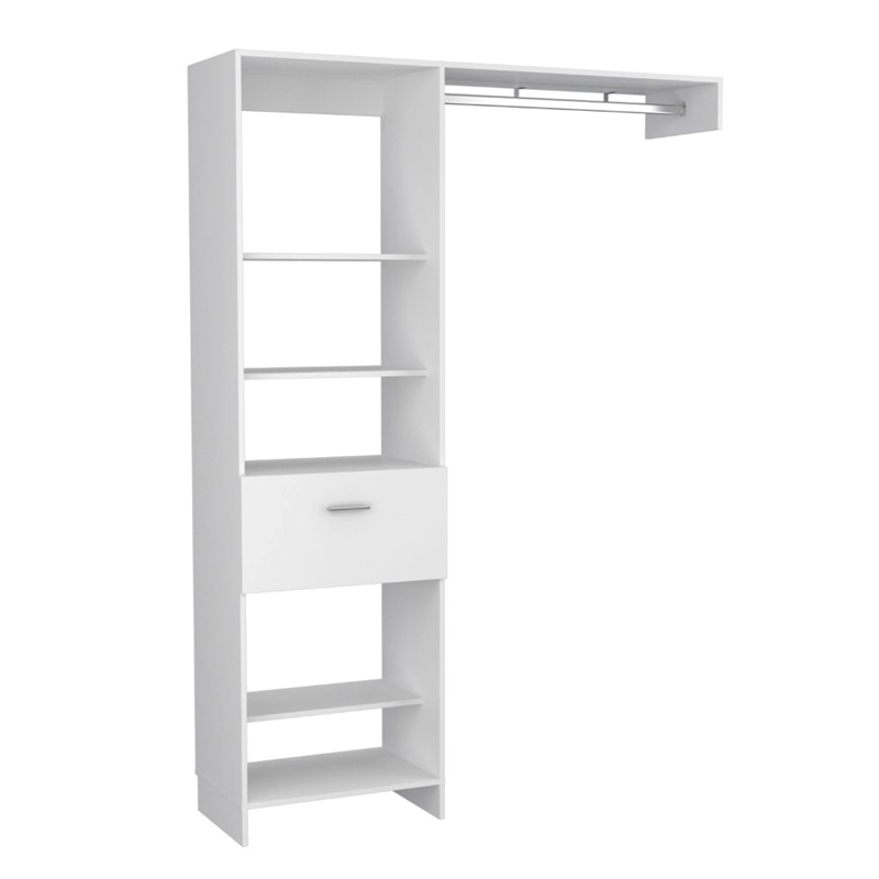 Pemberly Row Configurable Closet System 59.6in Wide in White