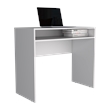 Pemberly Row 35in Floating Writing Desk with Storage in White