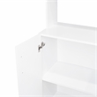 Pemberly Row 76.8in Tall Kitchen Pantry with Cabinets in White