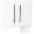 Pemberly Row 76.8in Tall Kitchen Pantry with Cabinets in White