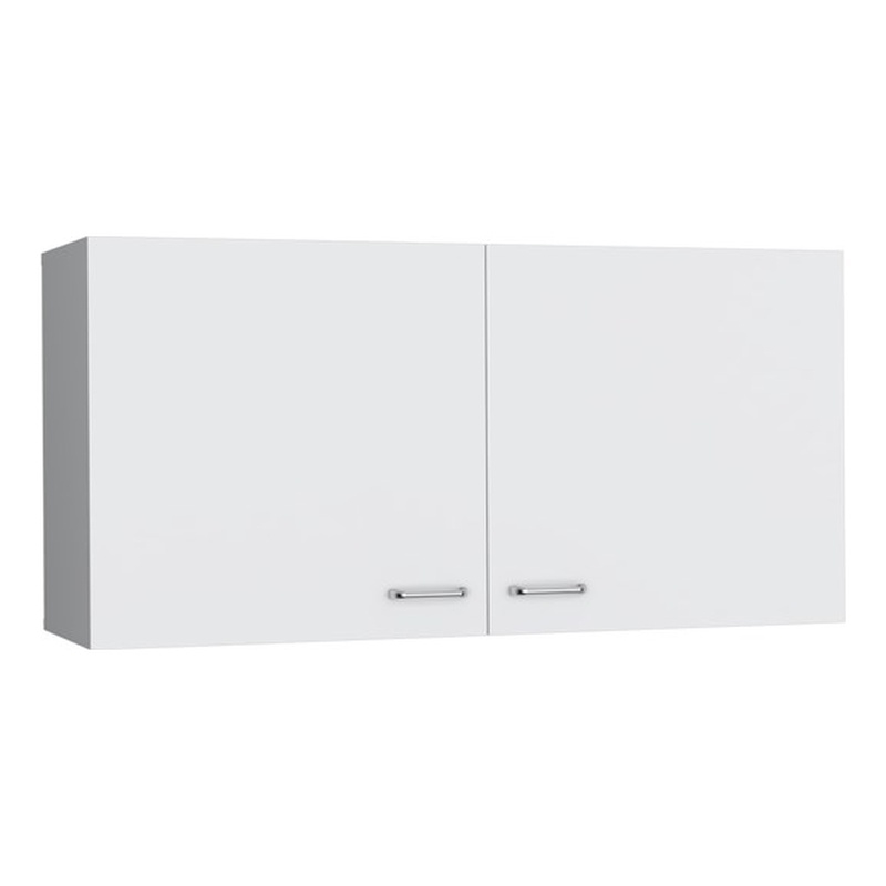 Pemberly Row Two Door Kitchen Wall Cabinet 39.3in Wide in White