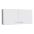 Pemberly Row Two Door Kitchen Wall Cabinet 39.3in Wide in White
